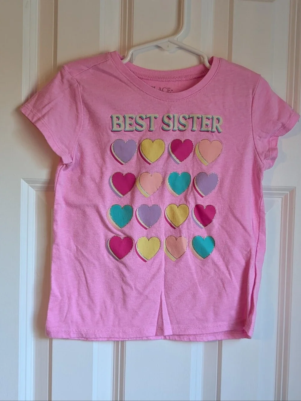 Children's Place Best Sister Girls T Shirt Size S (5/6)